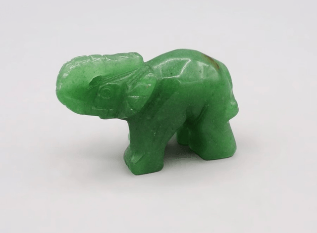 Green Aventurine Elephant