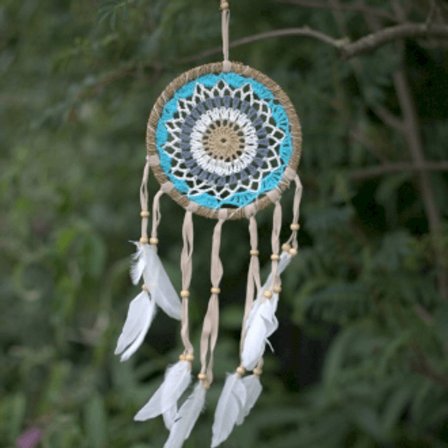 Dream Catcher Pastel Macrame 16cm