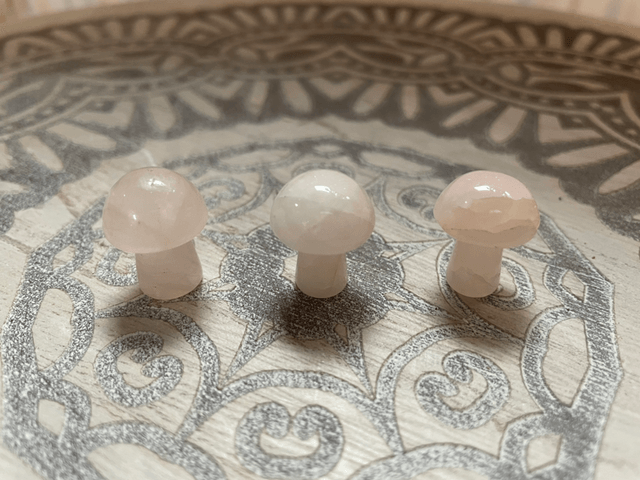 Rose Quartz Toadstool