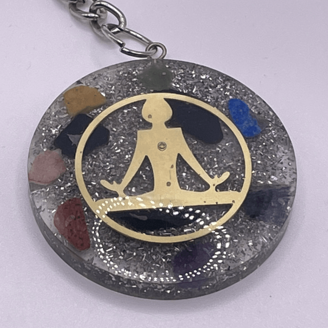 Buddha Resin Keyring