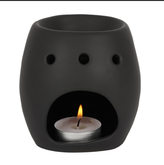 Black Skull ceramic burner