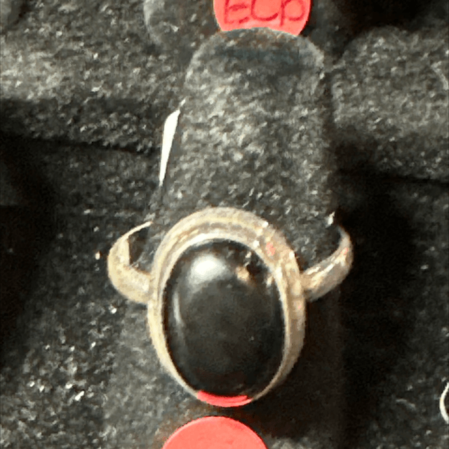 Black Oval Smokey Quartz 