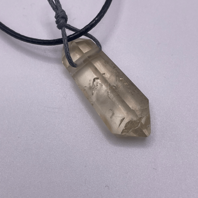 Natural Citrine Point Pendant