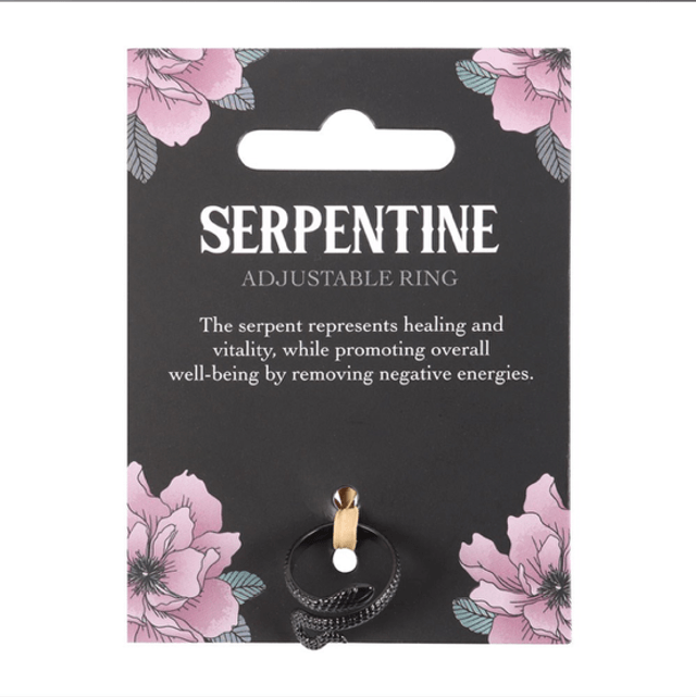Serpentine Adjustable Metal Ring
