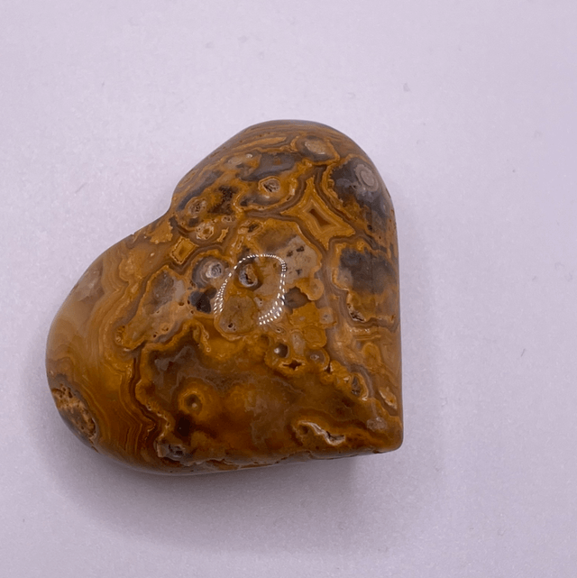 Crazy Lace Agate Heart - 2