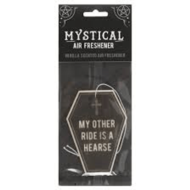 Car Air Freshner = Coffin 