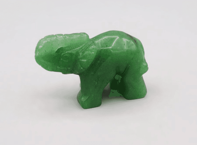 Green Aventurine Elephant