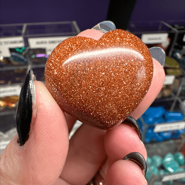 Goldstone Heart