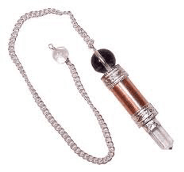 Amethyst copper pendulum