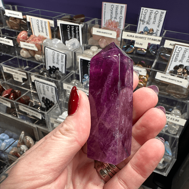 Purple Fluorite Tower 