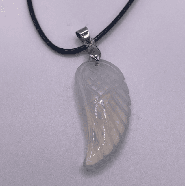 Opalite Angel Wing Necklace