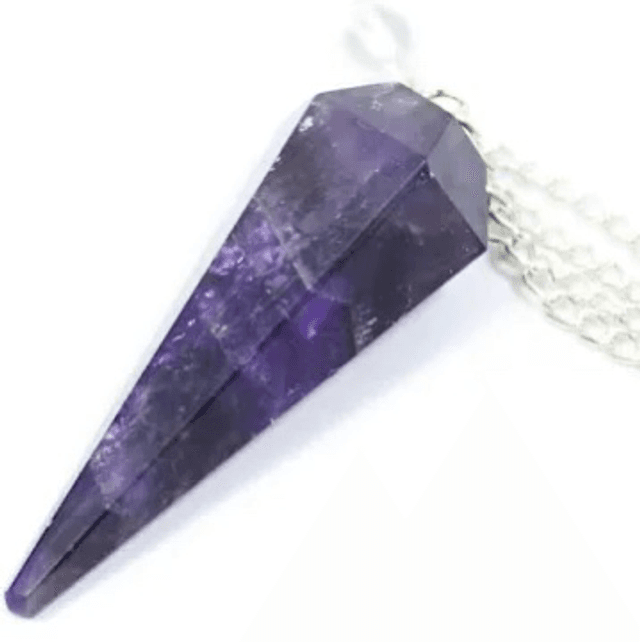 Amethyst Faceted Pendulum