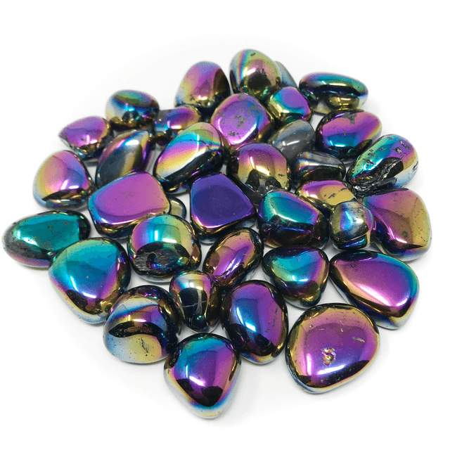 Aura Quartz Titanium Tumblestone