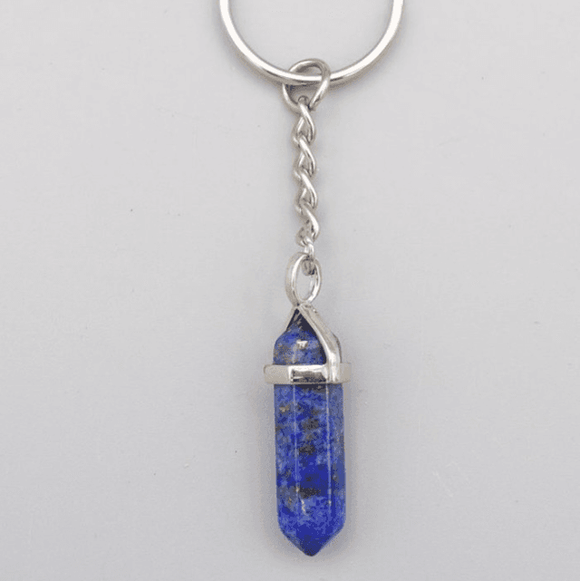 Lapis Lazuli Point Keyring