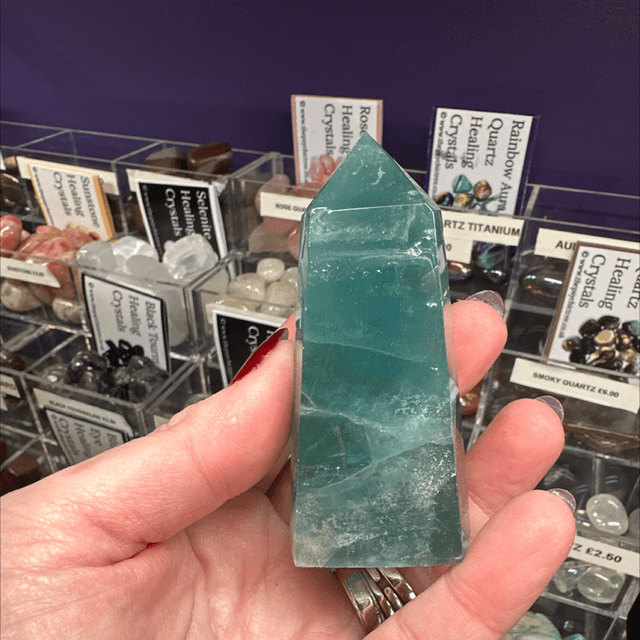 Blue Fluorite Tower 