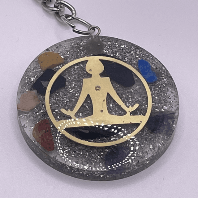 Buddha Resin Keyring