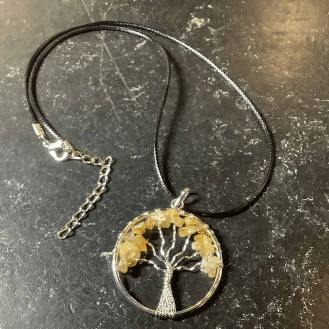 Citrine Tree of Life Pendant
