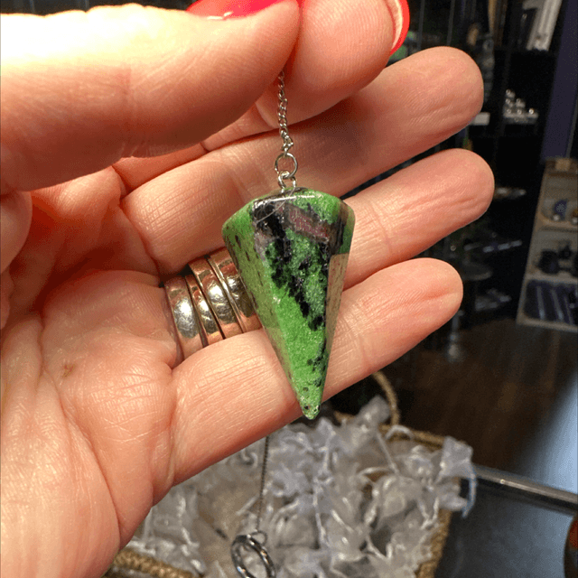 Ruby In Zoisite Pendulum