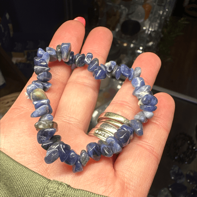 Sodalite Chip Bracelet 