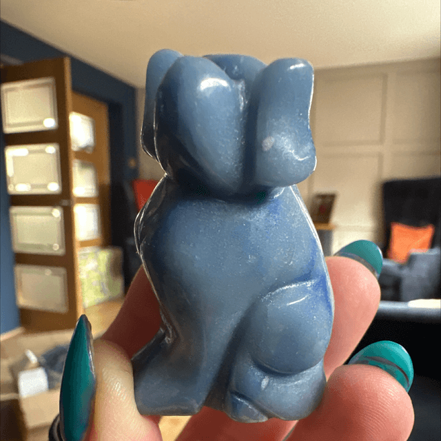 Blue Quartz Dog 