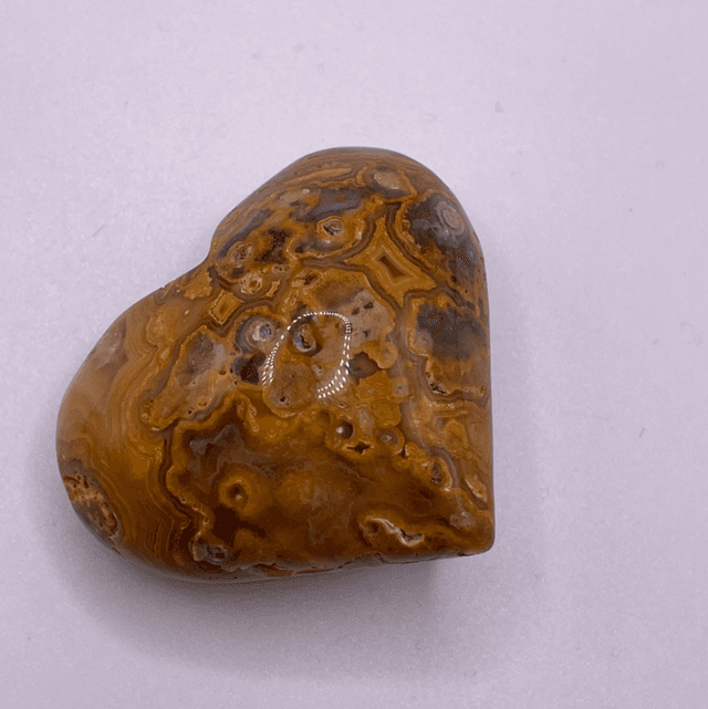 Crazy Lace Agate Heart - 2