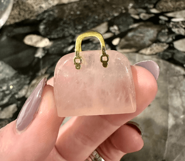 Rose Quartz Handbag