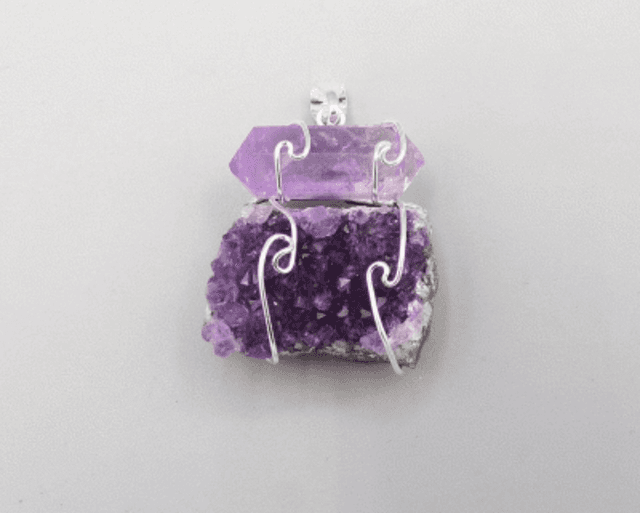 Amethyst Dual Energy Pendant