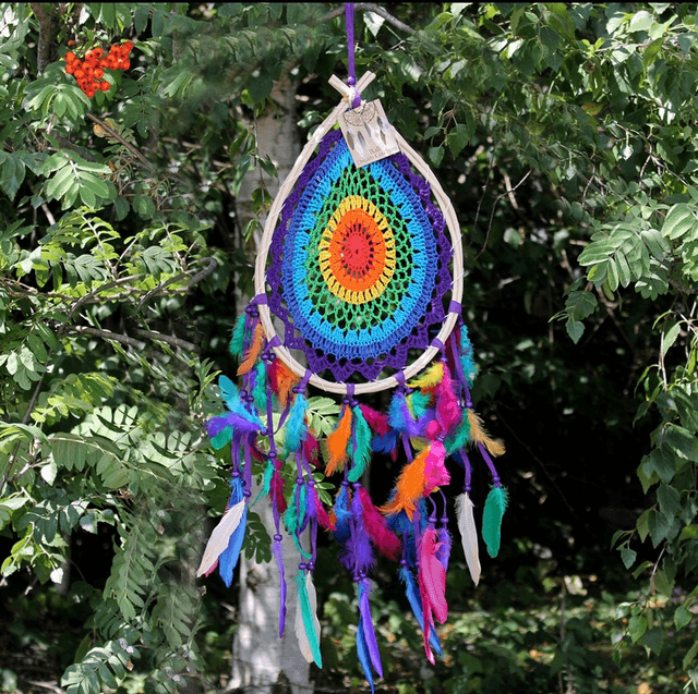 Dream Catcher Large Multi Teardrop